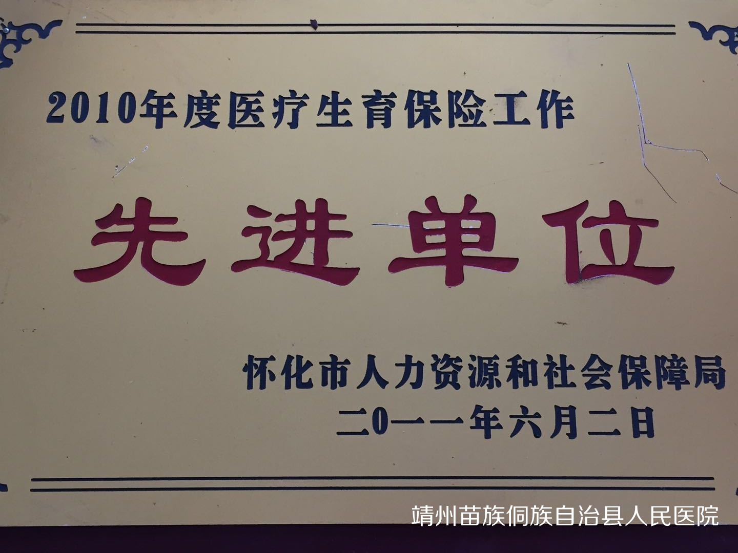 2010年度医疗生育保险工作先进单位